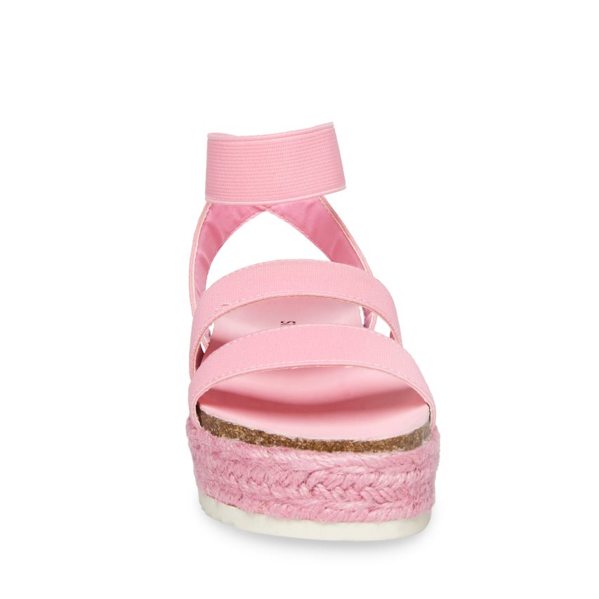 Pink Steve Madden Jkimmie Kids' Platform Sandals | PH 5691PWY